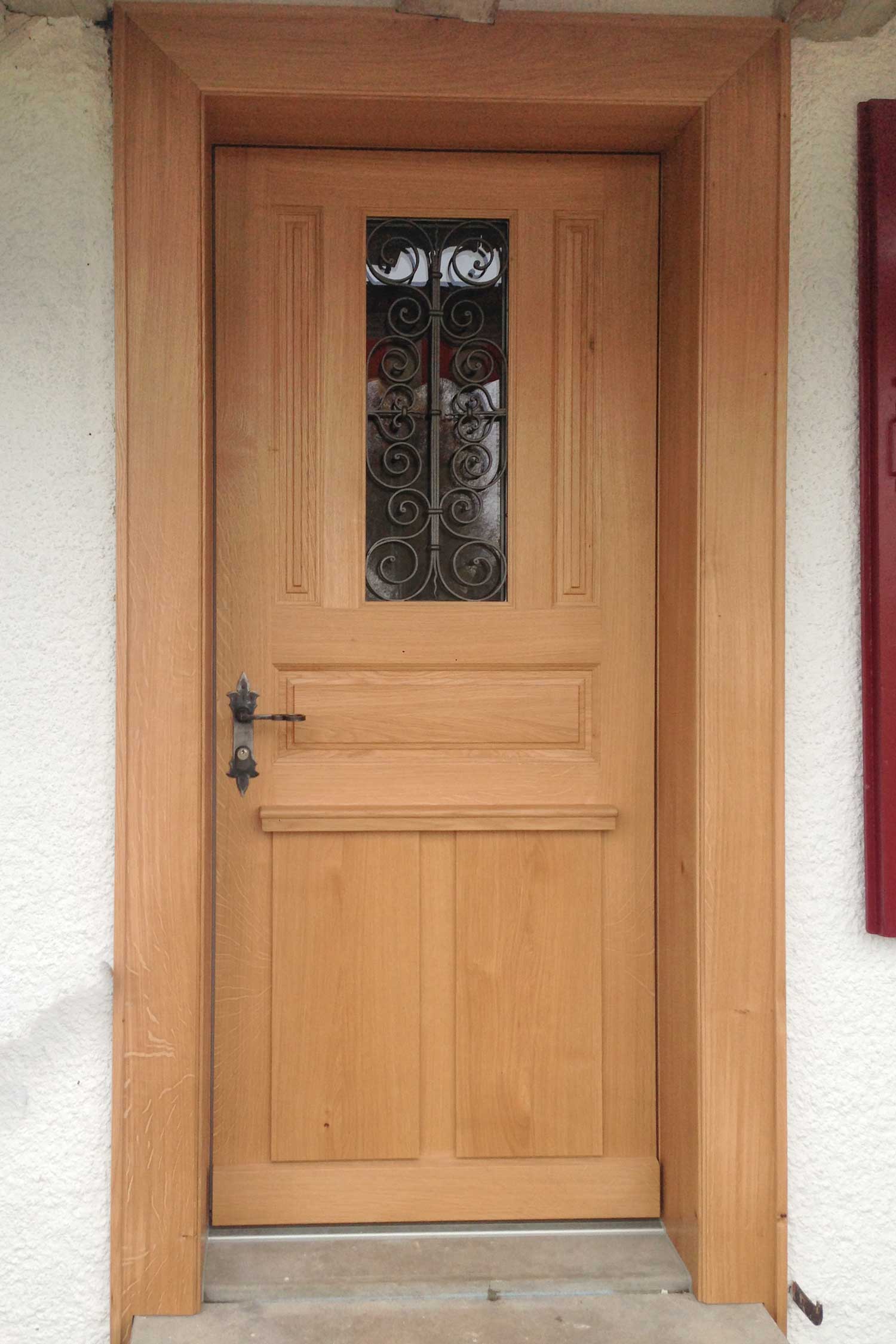 Haustür in Holz