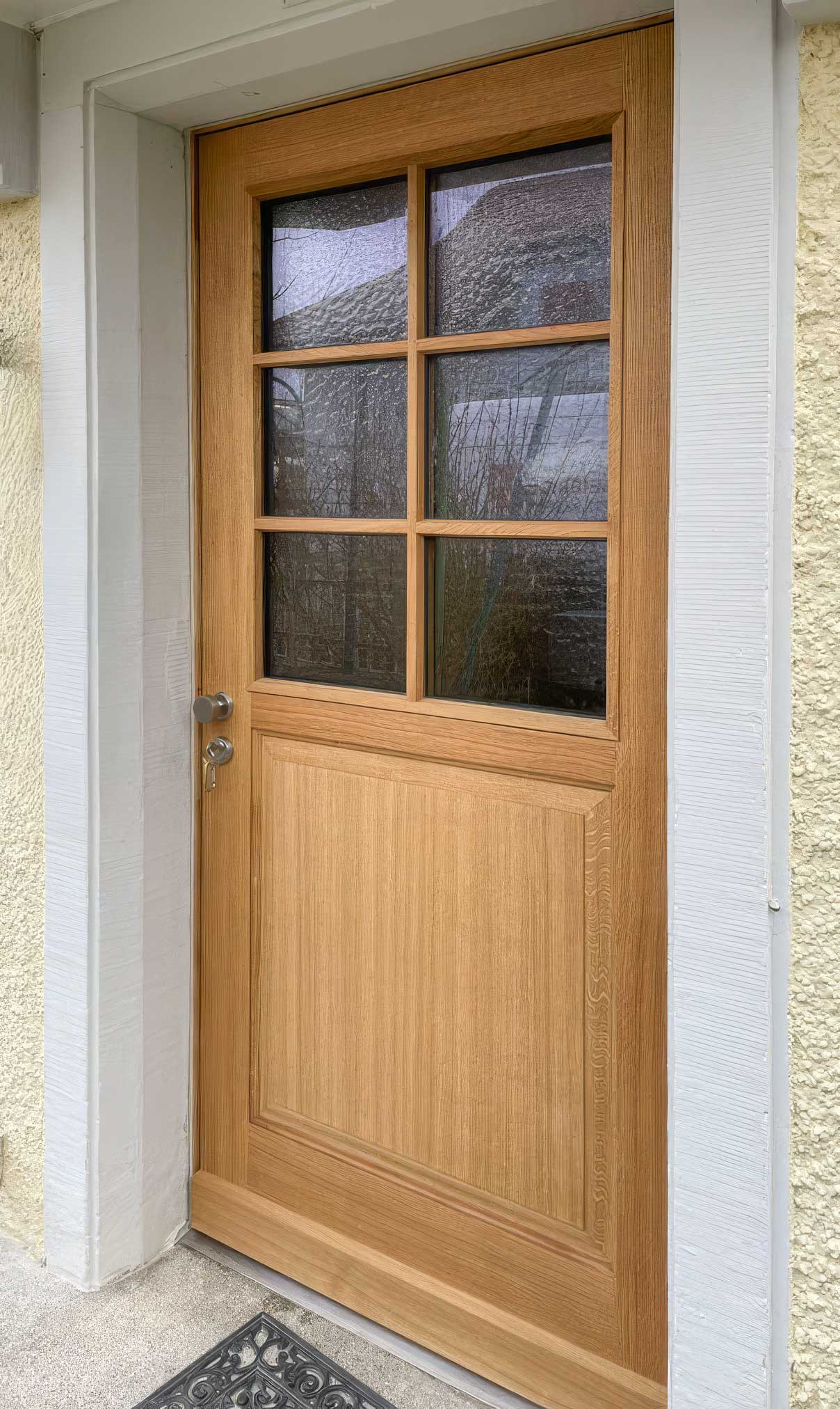 Haustür in Holz
